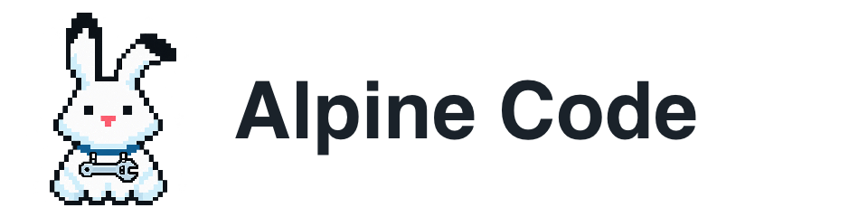 Alpine Code wordmark